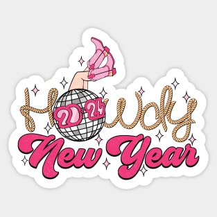 Howdy New Year 2024 Sticker